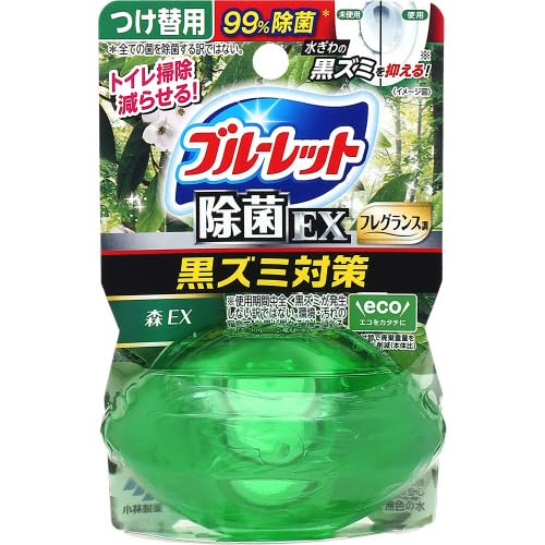 液体ブルーレットおくだけ除菌ＥＸフレグランスつけ替用　森ＥＸの香り 容量67ML小林製薬 芳香剤・タンク