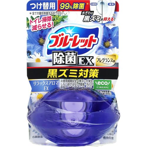 液体ブルーレットおくだけ除菌ＥＸフレグランスつけ替用　リラックスアロマＥＸの香り 容量67ML小林製薬