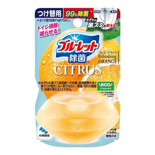 液体ブルーレット除菌シトラス　つけ替用　リフレッシングオレンジの香り 容量67ML小林製薬