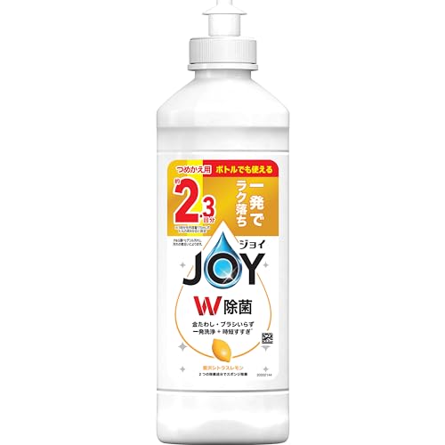 除菌ジョイコンパクト　ぜい沢シトラスレモンの香り　キャップ付き詰替 容量300MLＰ＆Ｇ 食器用洗剤