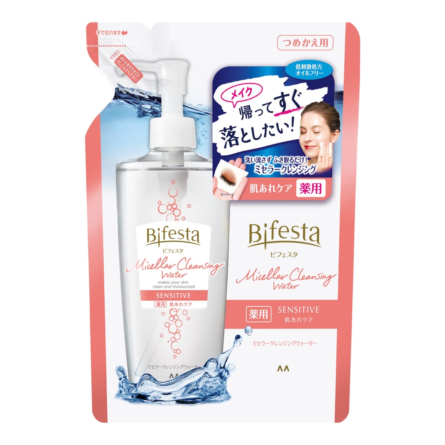 ビフェスタ　ミセラークレンジングウォーター　センシティブ　つめかえ用　（医薬部外品）容量360ML