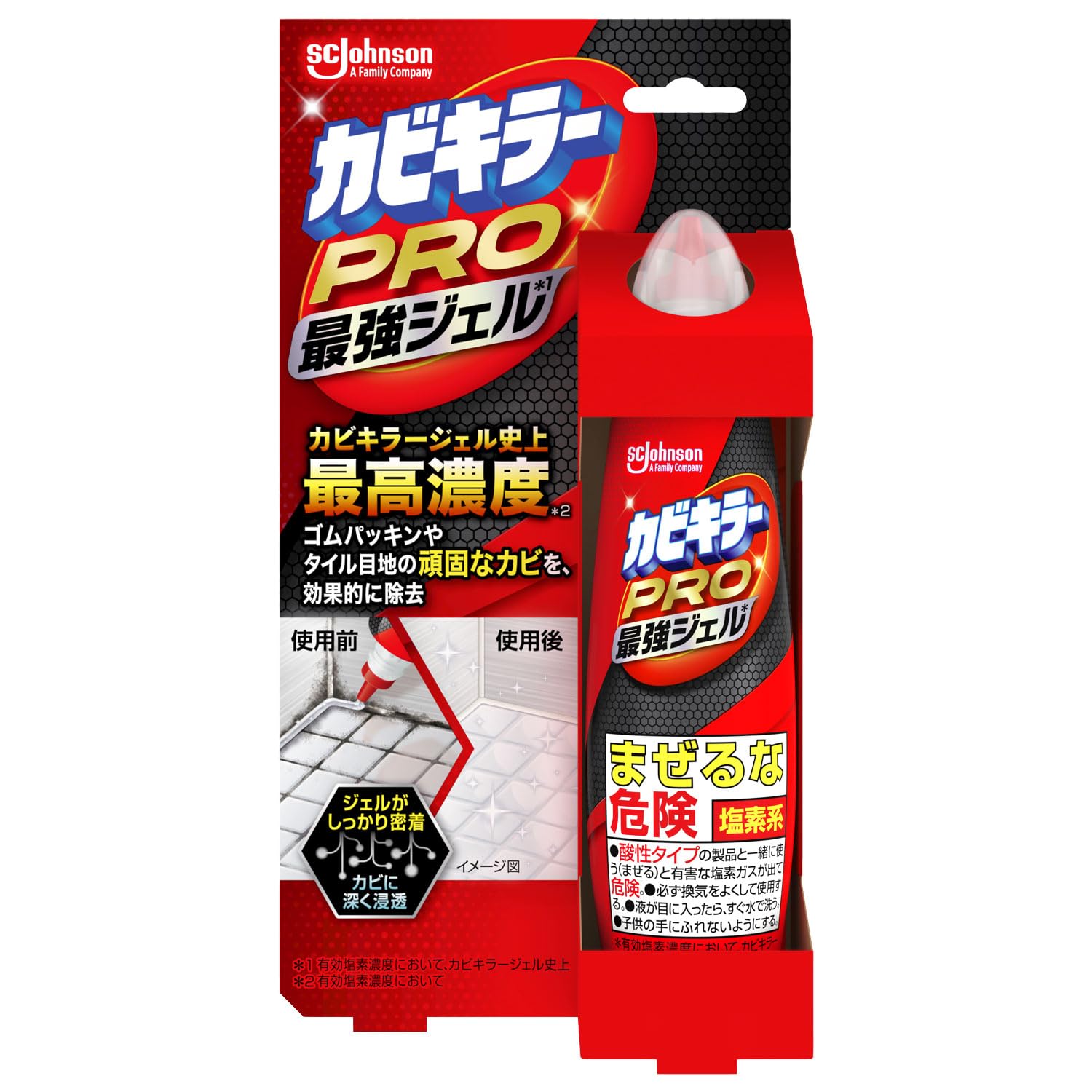 カビキラーＰＲＯ最強ジェル 容量100G ジョンソン 住居洗剤・カビとり剤