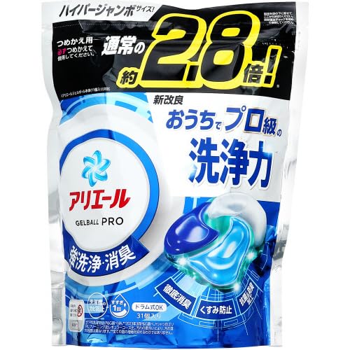 アリエールジェルボールプロ　つめかえハイパージャンボサイズ 容量31ｺ Ｐ＆Ｇ