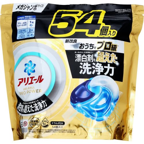 アリエールジェルボールプロ　パワー　つめかえメガジャンボサイズ 容量54ｺ Ｐ＆Ｇ