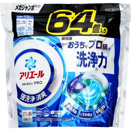 アリエールジェルボールプロ　つめかえメガジャンボサイズ 容量64ｺ Ｐ＆Ｇ