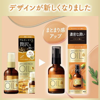 ルシードエル　オイルトリートメント　EXヘアオイル　リッチモイスチャー 容量60ML マンダム 美容液