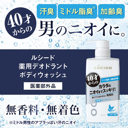 ルシード　薬用デオドラントボディウォッシュ　（医薬部外品） 容量450ML マンダム ボディソープ