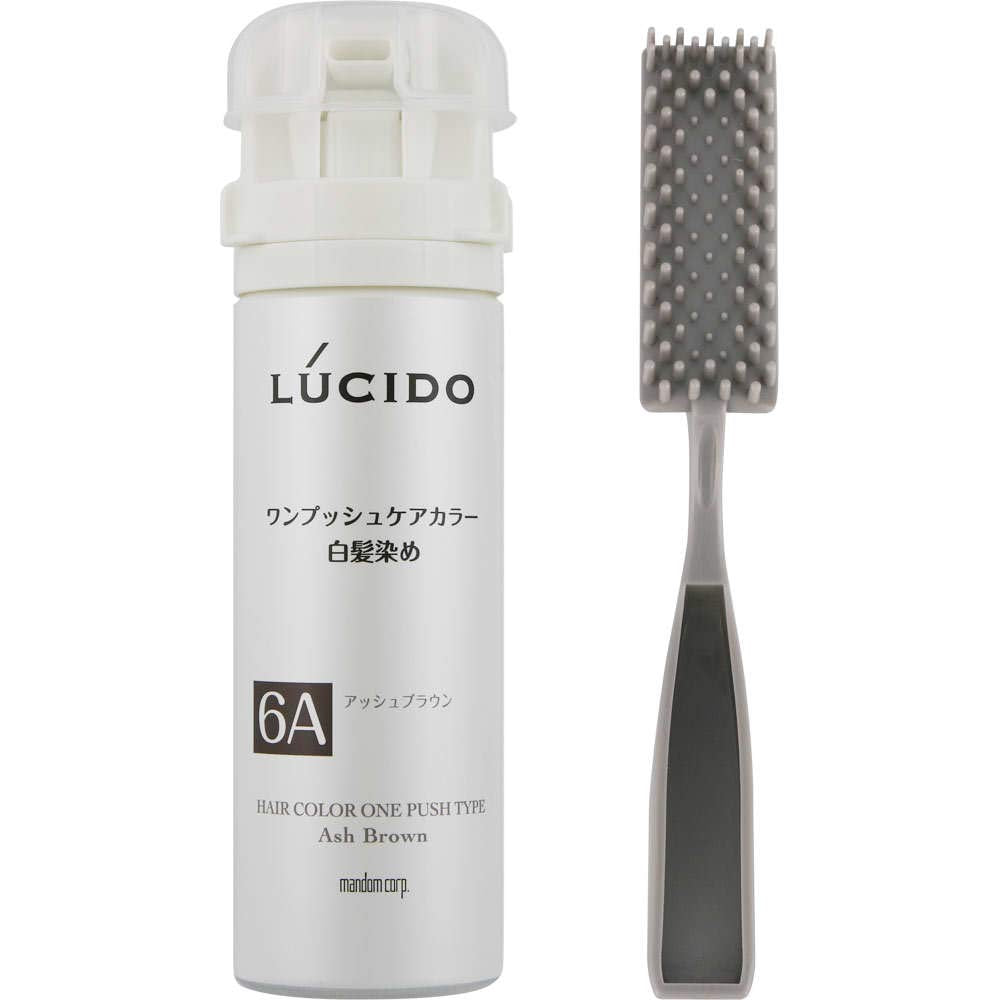 ルシード　ワンプッシュケアカラー　アッシュブラウン　（医薬部外品） 容量1個 マンダム ヘアカラー