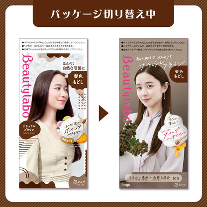 BeautyLabo（ビューティラボ） ホイップヘアカラー 髪色もどし ナチュラルブラウン 容量125MLヘアカラー・黒髪用