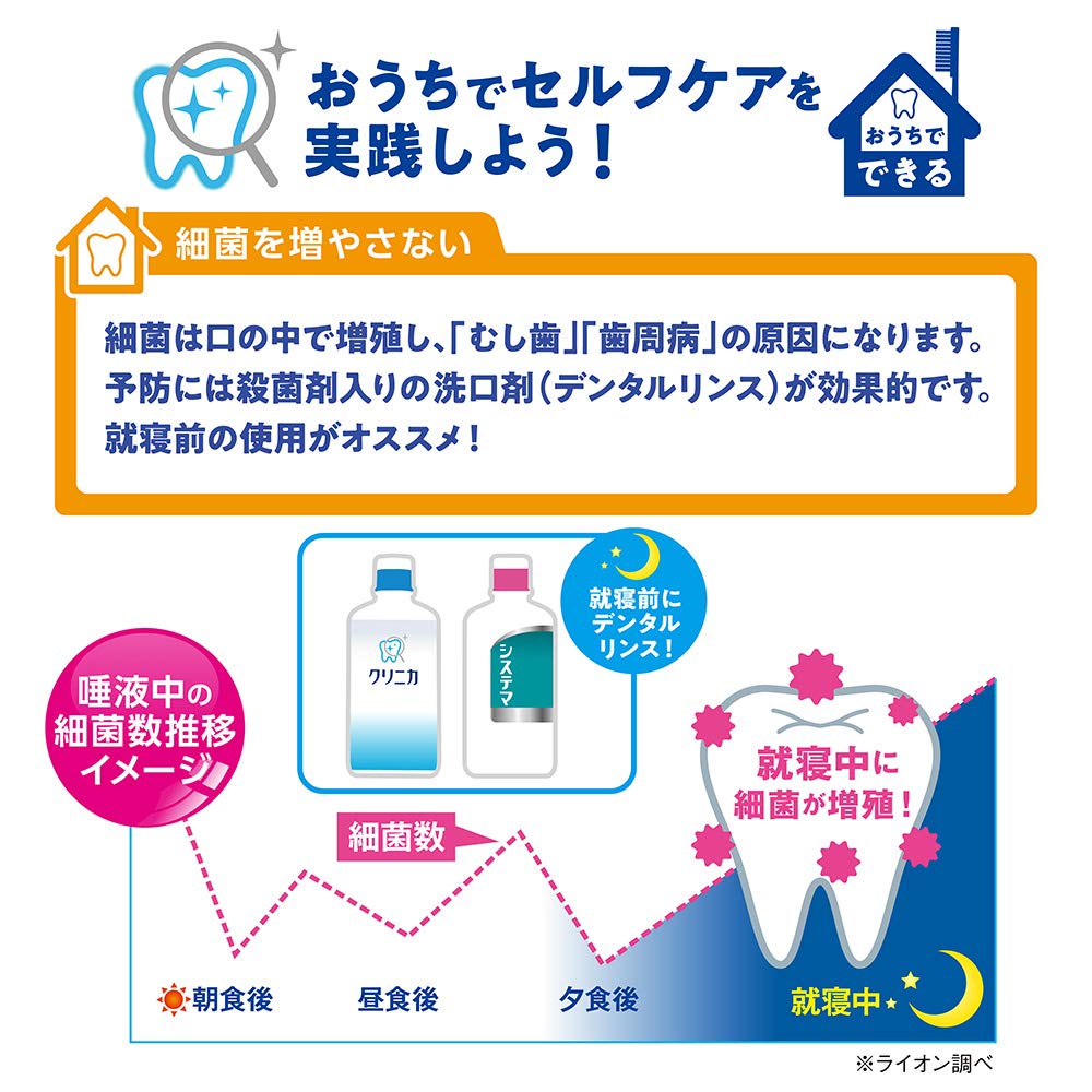 クリニカ　アドバンテージデンタルリンス　低刺激タイプ（ノンアルコール） 450ML容量450ML ライオン
