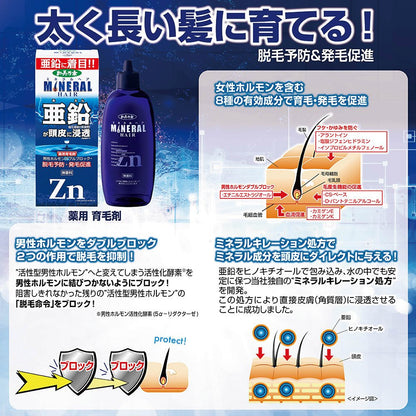 薬用加美乃素ミネラルヘア育毛剤 容量180ML 加美乃素本舗 育毛剤・養毛剤