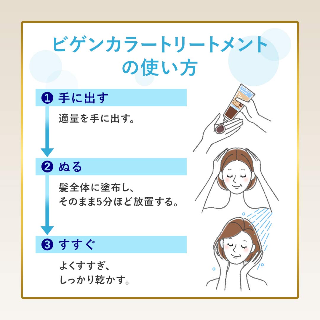 Bigen（ビゲン）　カラートリートメント　ダークブラウン 容量180G ホーユー ヘアカラー・白髪用
