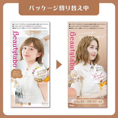 BeautyLabo（ビューティラボ） ホイップヘアカラー クリーミィカプチーノ 容量125MLヘアカラー・黒髪用
