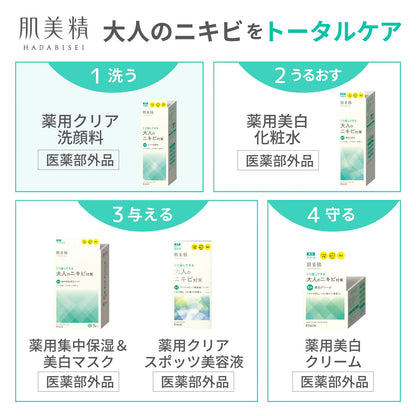 肌美精　大人のニキビ対策　薬用ホワイトクリア洗顔料(医薬部外品) 容量110Gクラシエ 洗顔・クレンジング