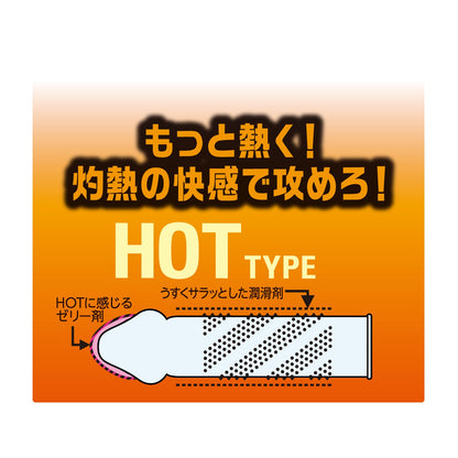 激ドット　ホットタイプ 容量8コ ジェクス コンドーム