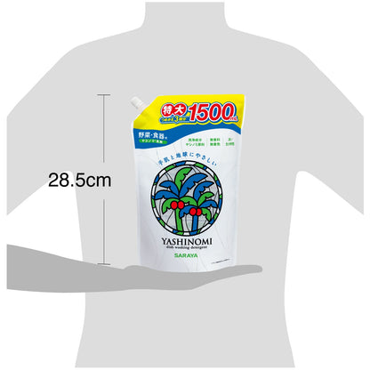 ヤシノミ洗剤　3回分詰替 容量1500ML サラヤ 食器用洗剤
