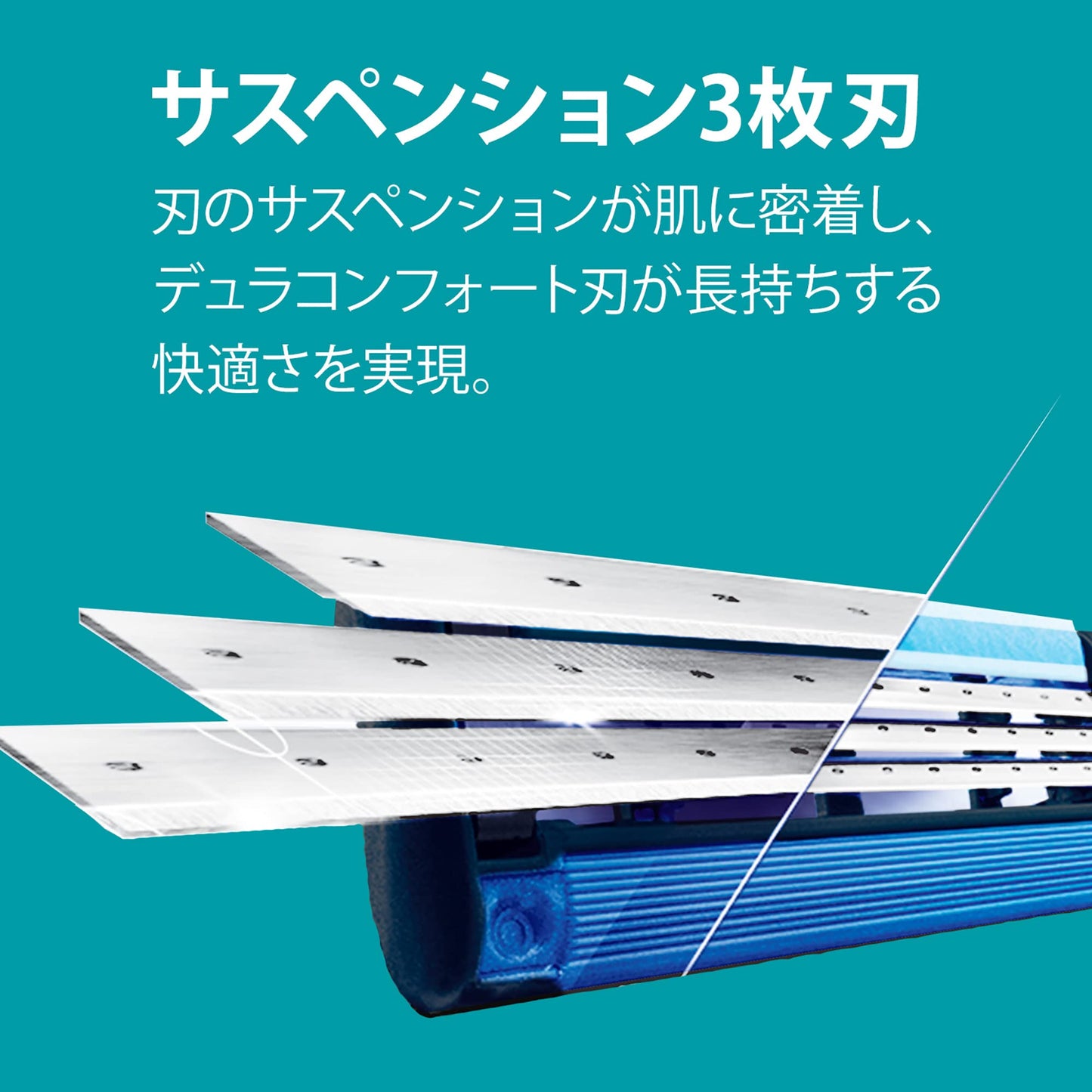 ジレット　マッハシンスリー替刃８Ｂ 容量1個 ジレット 男性用カミソリ