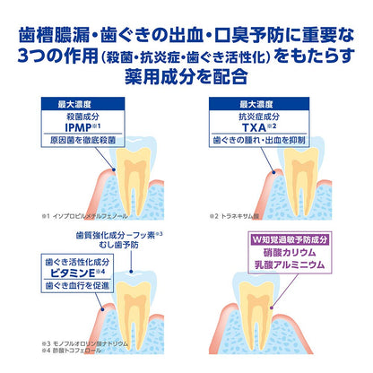 デントヘルス薬用ハミガキしみるブロック　８５ｇ 容量85G ライオン 歯磨き