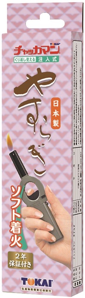 チャッカマンやすらぎ（２年保証付）１ヶ箱 容量1本 東海 マッチ