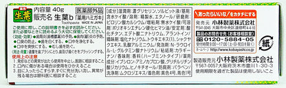 生葉b　お試しサイズ 容量40G 小林製薬 歯磨き