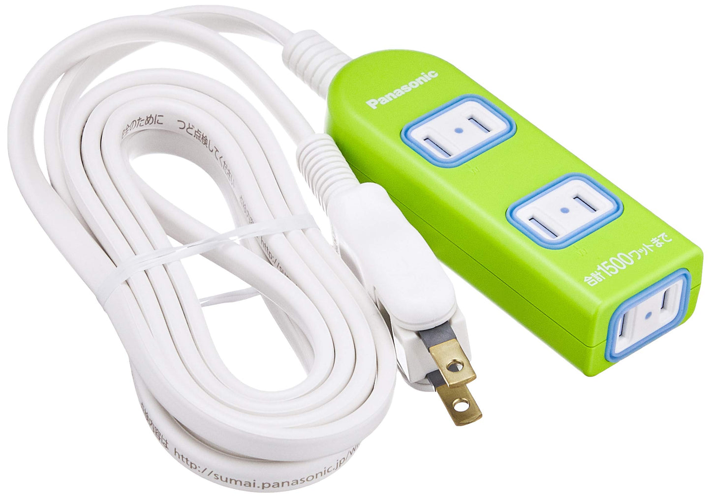 ＷＨＡ２５２３ＧＫＰ　ザ・タップＸ（３コ口）（２ｍ）（グリーン） 容量1個 パナソニック 電気製品