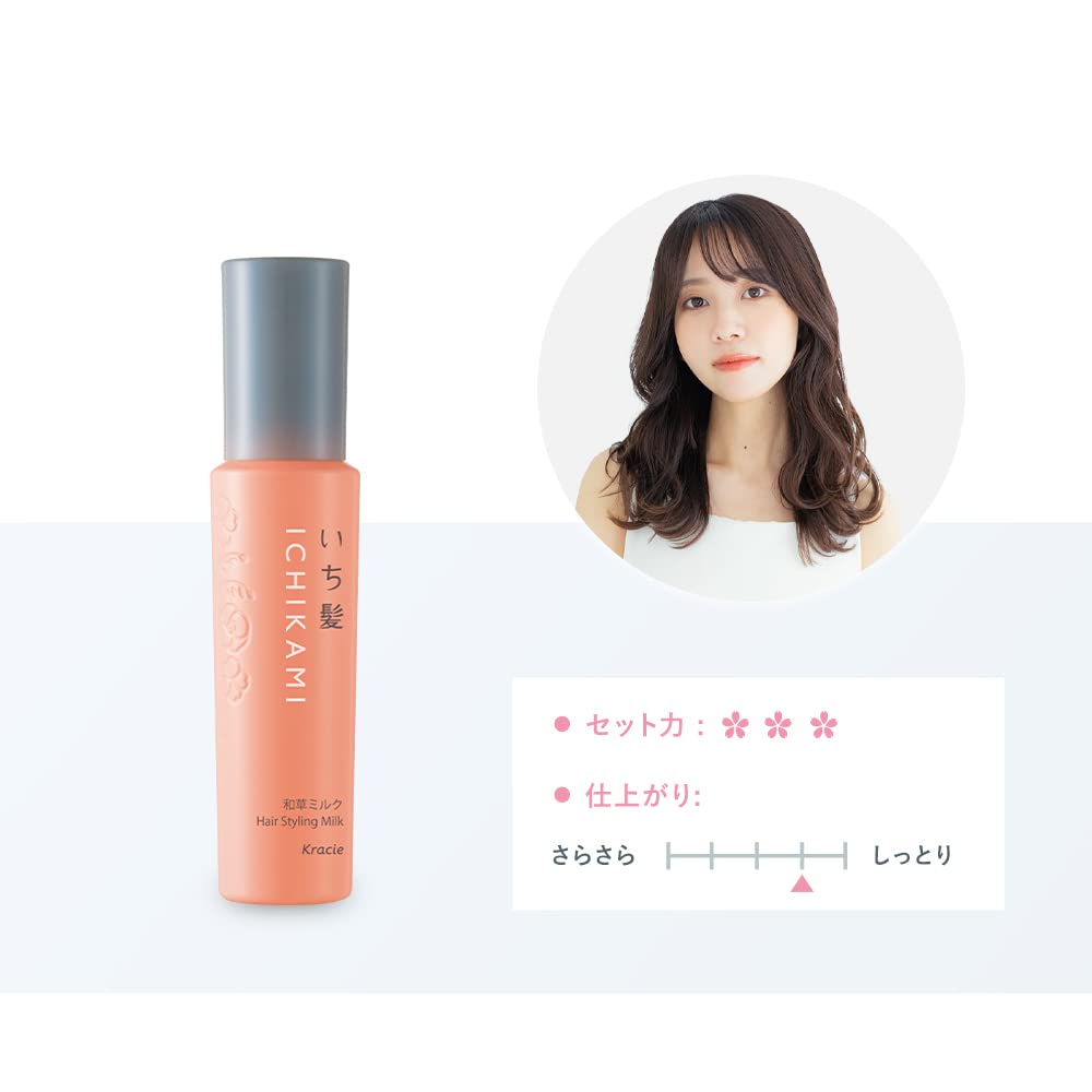 いち髪　くるんとうるおいツヤウェーブ和草ミルク 容量150ML クラシエ スタイリング