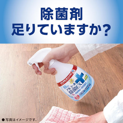 らくハピアルコール除菌ＥＸつめかえ４００ＭＬ 容量400ML アース製薬 住居洗剤・キッチン