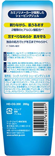 ハイドロシェービングジェル２００ｇ 容量200G シック(Schick) シェービング