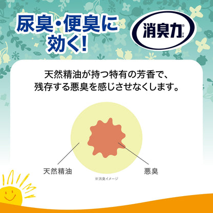 エールズ　介護家庭用　消臭力　ポータブルトイレ消臭シート 容量30マイ エステー 芳香剤・トイレ用