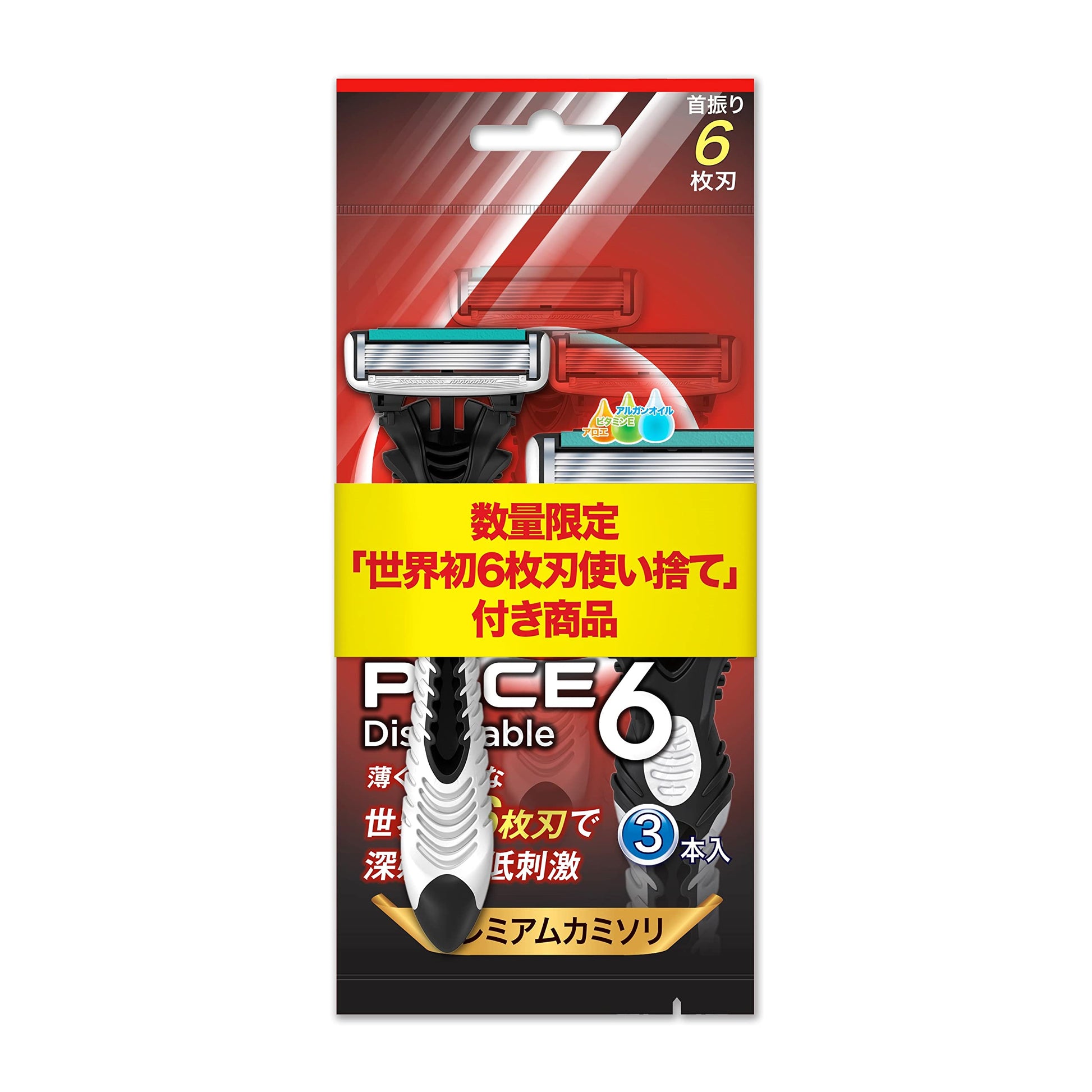 ドルコ　ＰＡＣＥ６ディスポ３Ｐ 容量3本 ドルコ 男性用カミソリ