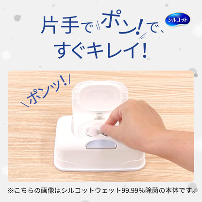 シルコット９９．９９％除菌ウェットティッシュ本体４０枚 容量40枚 ウェットティッシュ