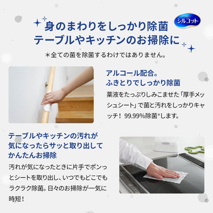 シルコット９９．９９％除菌ウェットティッシュ本体４０枚 容量40枚 ウェットティッシュ