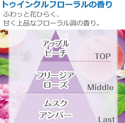 消臭力　自動でシュパッと　つけかえ　２個セット　トゥインクルフローラルの香り 容量78ML芳香剤・部屋用