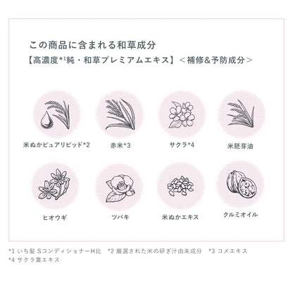 いち髪　潤濃和草エッセンス 容量100ML クラシエ 美容液