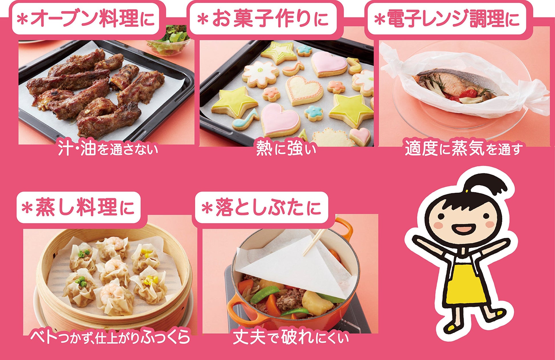 キチントさん　クッキングシート　ミニ 容量5M クレハ