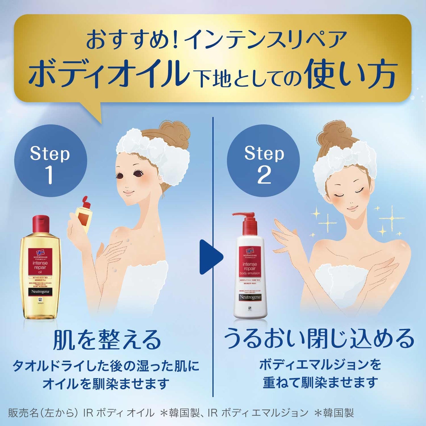 ニュートロジーナ　ノルウェーフォーミュラ　　インテンスリペア　オイル　　２００ＭＬ容量200ML