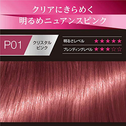 サイオス　カラージェニック　ミルキーヘアカラー　Ｐ０１　クリスタルピンク 容量1個 ヘアカラー・白髪用