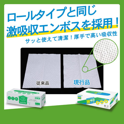 ネピア激吸収キッチンタオルボックス３コパック 容量450枚 王子ネピア キッチンタオル