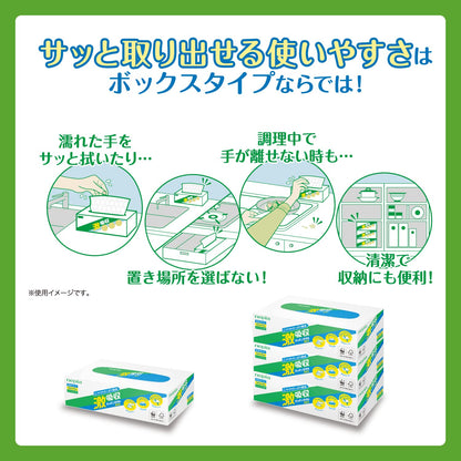 ネピア激吸収キッチンタオルボックス３コパック 容量450枚 王子ネピア キッチンタオル