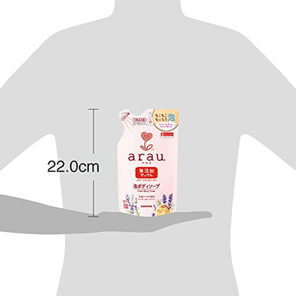 アラウ．泡ボディソープ　詰替 容量450ML サラヤ ボディソープ