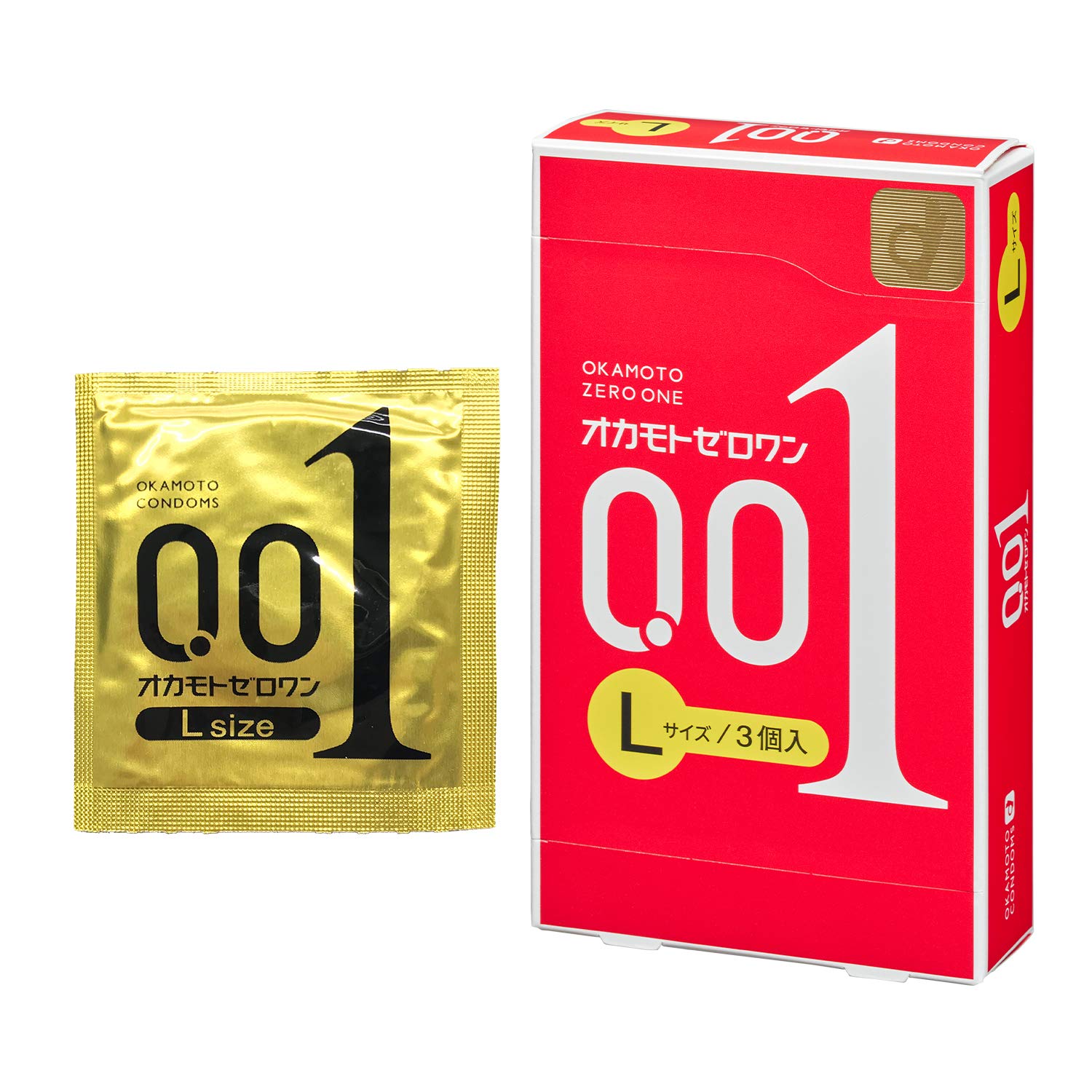 オカモトゼロワンＬサイズ 容量3個×12点セット オカモト コンドーム