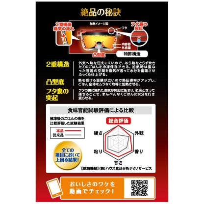 プライムパックスタッフ　絶品ごはん保存・２コ入 容量2個 エビス 台所用品