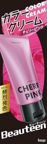 Beauteen（ビューティーン） ポイントカラークリーム チェリーピンク 容量140Gヘアカラー・黒髪用
