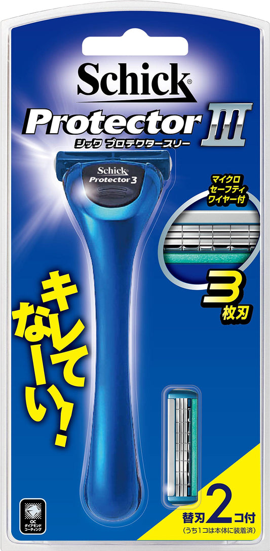 シックプロテクタースリーホルダー（替刃２コ付）　ＰＲＩ－９１０ 容量1個 シック(Schick)