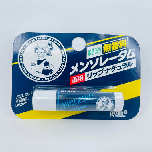 メンソレータム　薬用リップナチュラル 容量 ロート製薬 リップクリーム