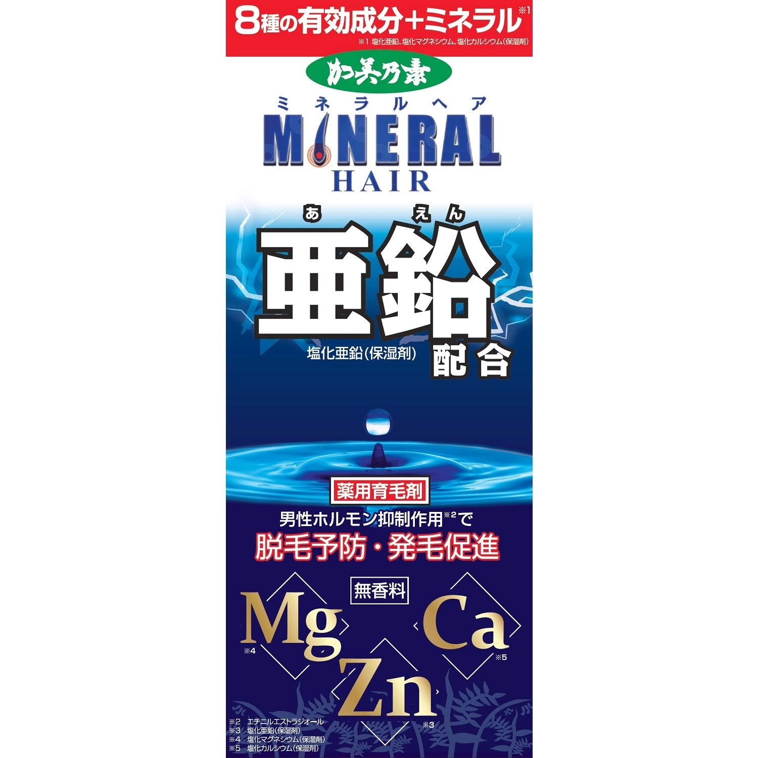 薬用加美乃素ミネラルヘア育毛剤 容量180ML 加美乃素本舗 育毛剤・養毛剤