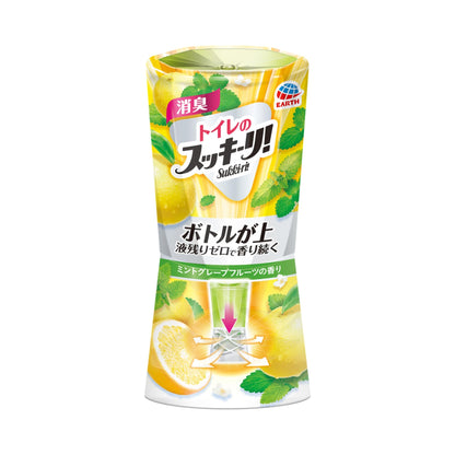 トイレのスッキーリ！ミントグレープフルーツの香り 容量400ML アース製薬 芳香剤・トイレ用