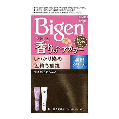 ビゲン　香りのヘアカラー　クリーム　５ＣＡ　深いカフェブラウン 容量80G ヘアカラー・白髪用