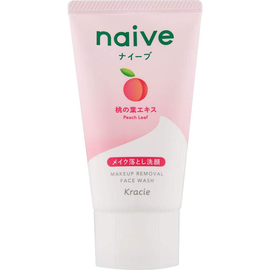 ナイーブメイクも落とせる洗顔フォーム　桃の葉ミニ容量45G