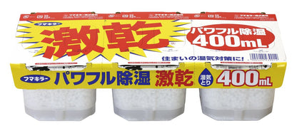 激乾 容量3個 フマキラー 除湿剤